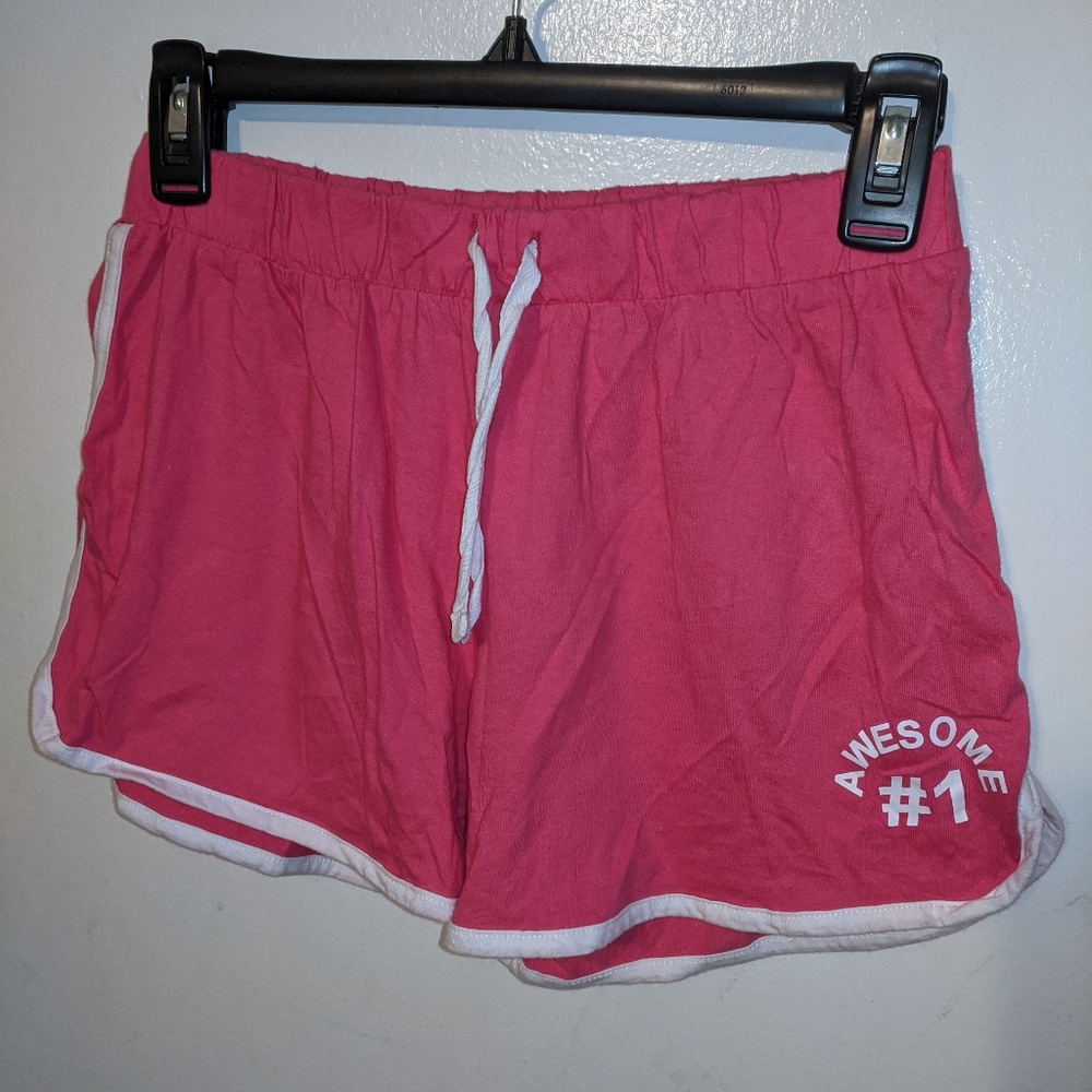 Girls Pink Angels Shorts Sz 16